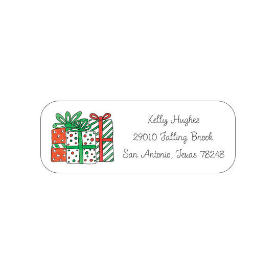 All I Want for Christmas Return Address Labels
